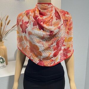 Nordstrom Silk Floral Square Scarf